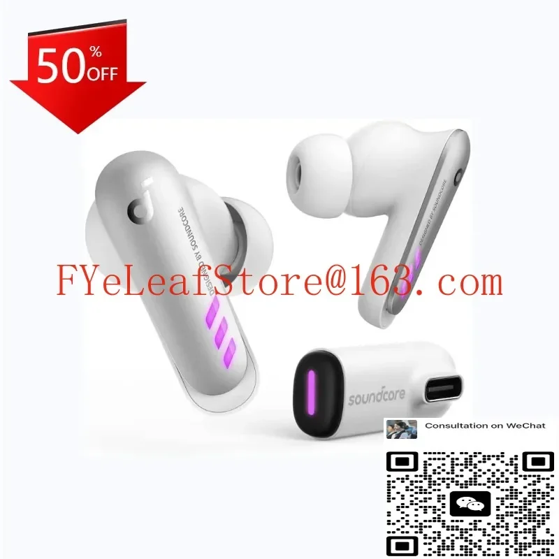 

VR P10 true wireless gaming earphones with Bluetooth dual connection and low latency white earphones