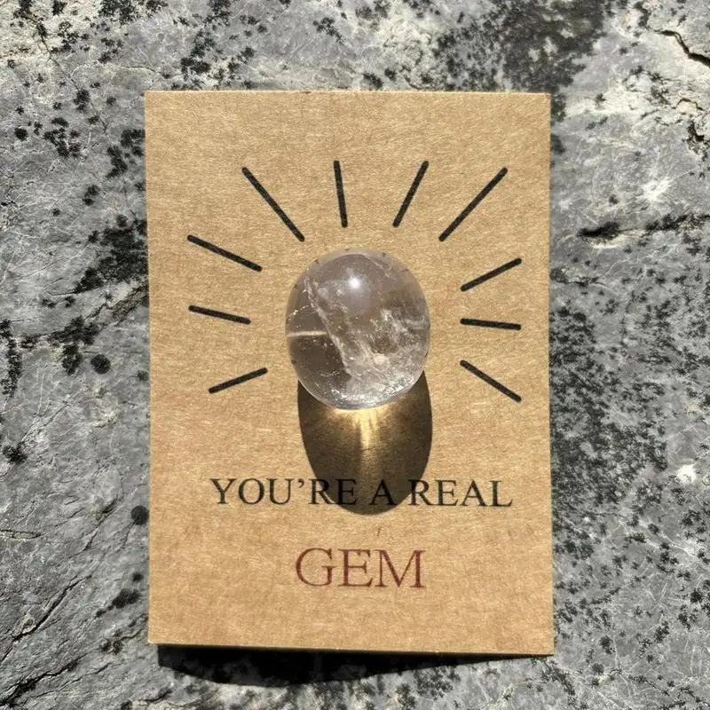 Pocket Polished Stones Crystal Healing Stones Cards Carefully Polished Pocket Hug Token For Spa Meditation Yoga Massage