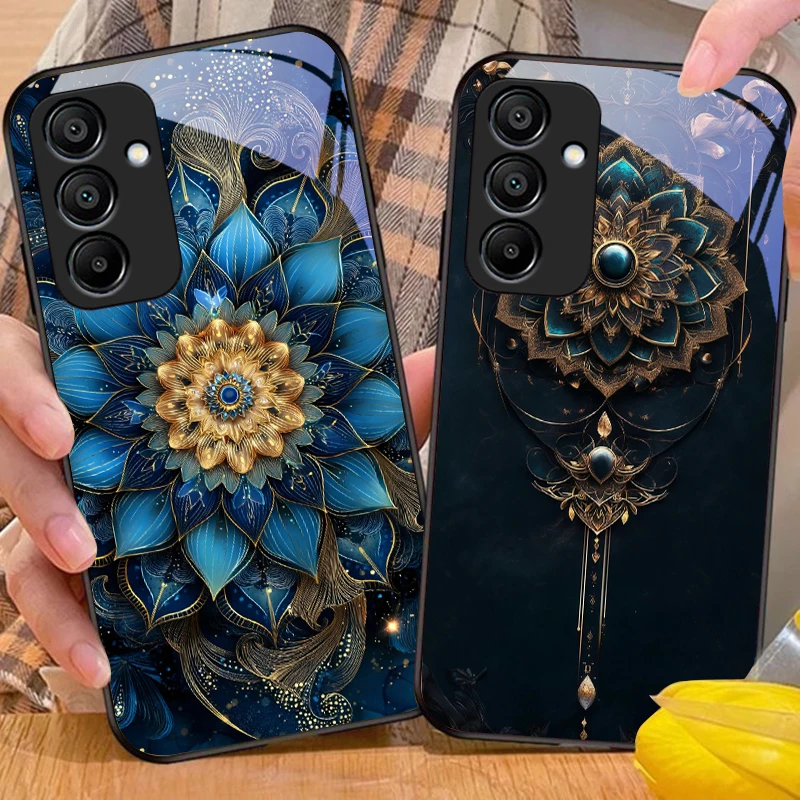 Θήκη Γυάλινη Samsung A20-A73 Totem Lotus Noir - usage example