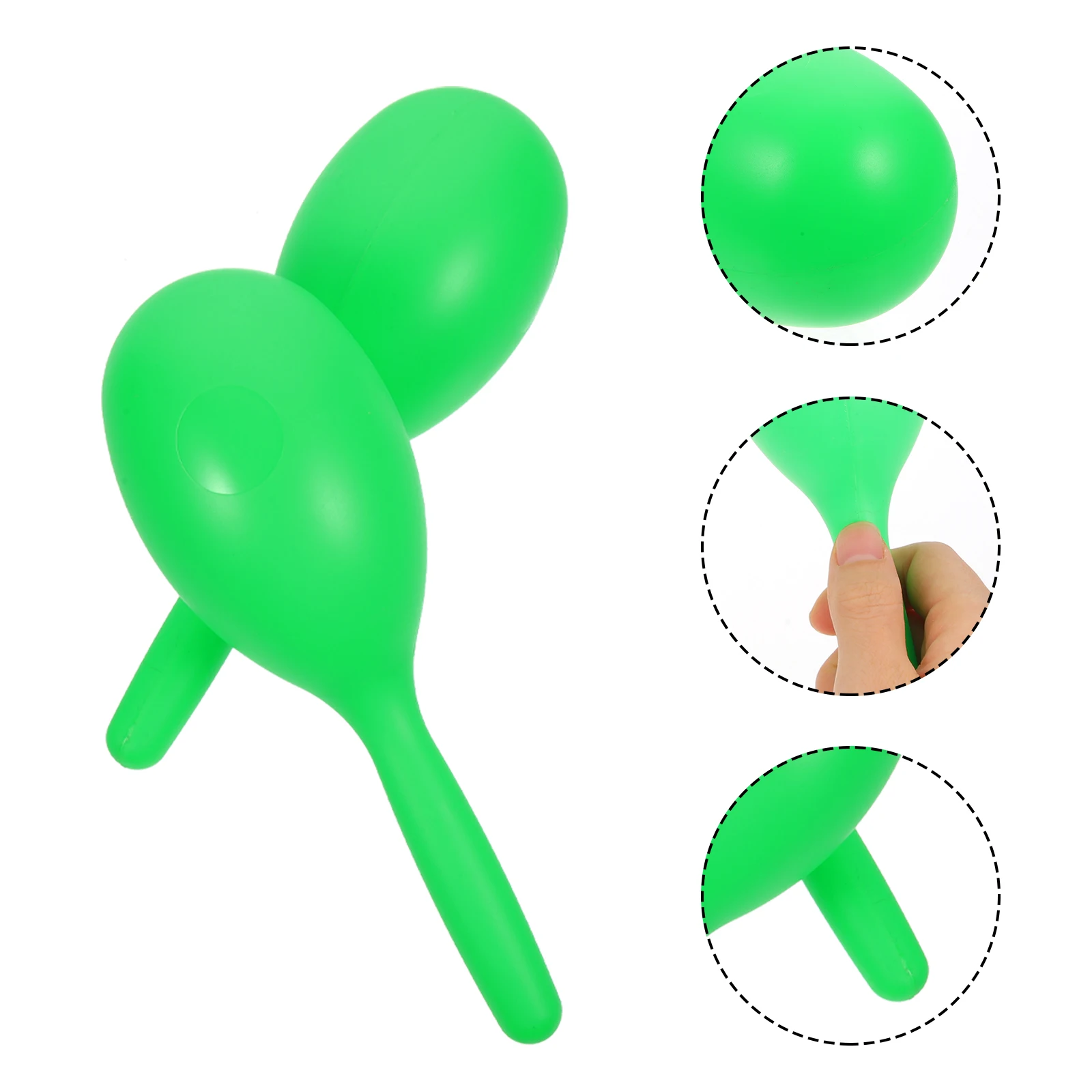 

6Pcs Maracas Musical Rattles for Early Music Education Party Noise Maker Plastic Maracas for