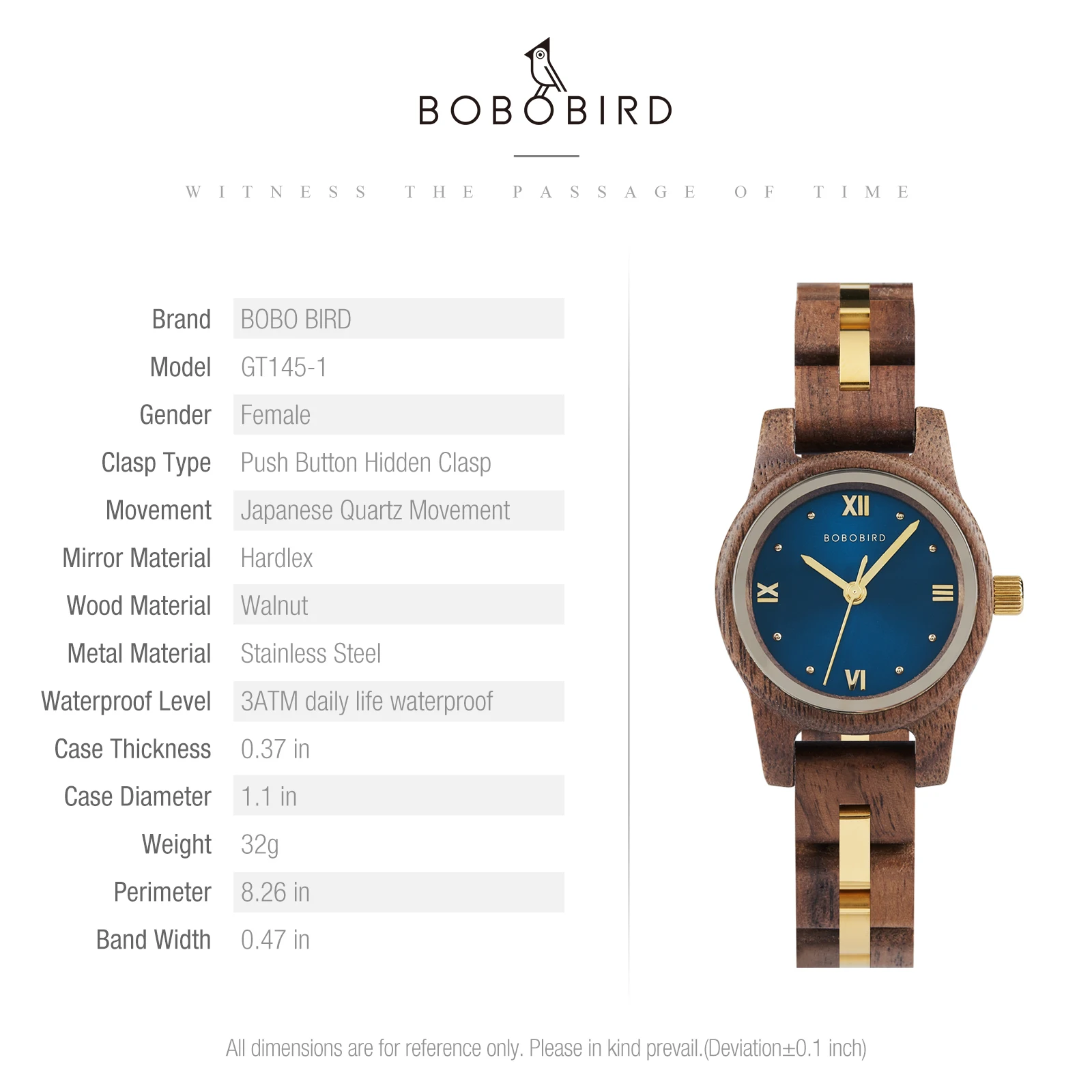 BOBO BIRD Navy Blue Couple Watches Top Luxry Brand Lover Wooden Quartz Wristwatch Personalized Engraved Reloj Mujer Dropshipping