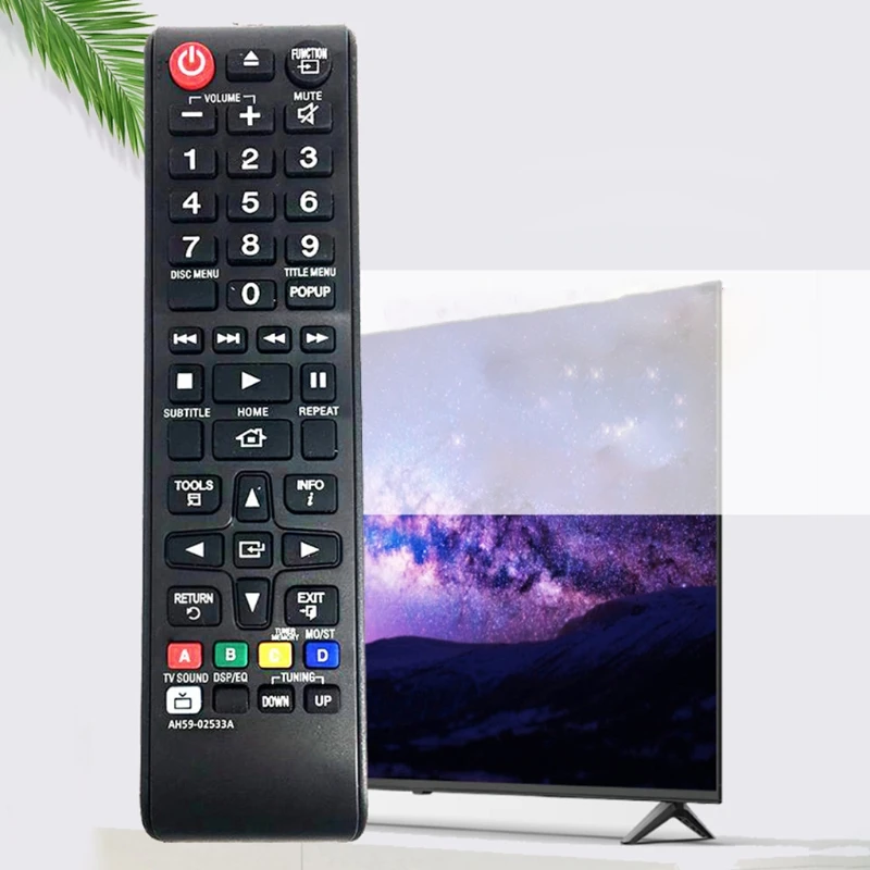 E9LB รีโมทคอนโทรลสีดำแบบสวมใส่ได้ AH59-02533A สำหรับ TH5500WZA HTFM45 HTH4500