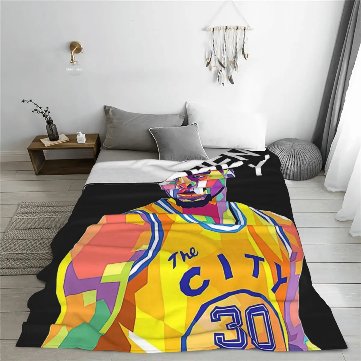 Stephen Curry Blanket Fleece Breathable Sofa Throw Blankets For Couch Bedding Outdoor Throws Bedspread Quilt