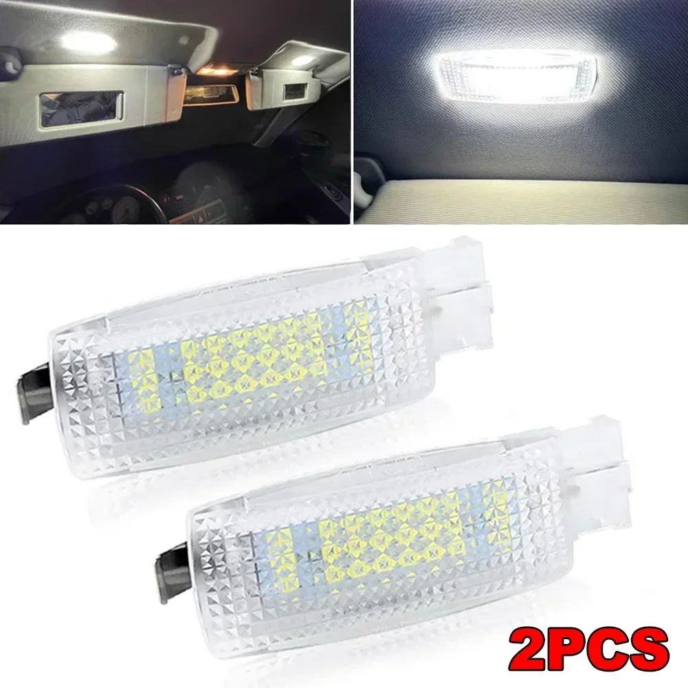 ل VW Golf 4 5 6 7 باسات CC B5 B6 B7 بولو تيجوان شيروكو جيتا توريا سيارة LED الداخلية الشمس قناع مصباح ليد للمرآة القراءة الخفيفة