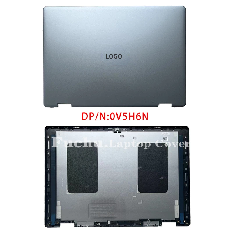 Nowość dla Dell Inspiron 16 plus 7640 7645 2 w 1 wymienne akcesoria do laptopów tylna pokrywa Lcd/podłokietnik/dolny z LOGO 0V5H6N