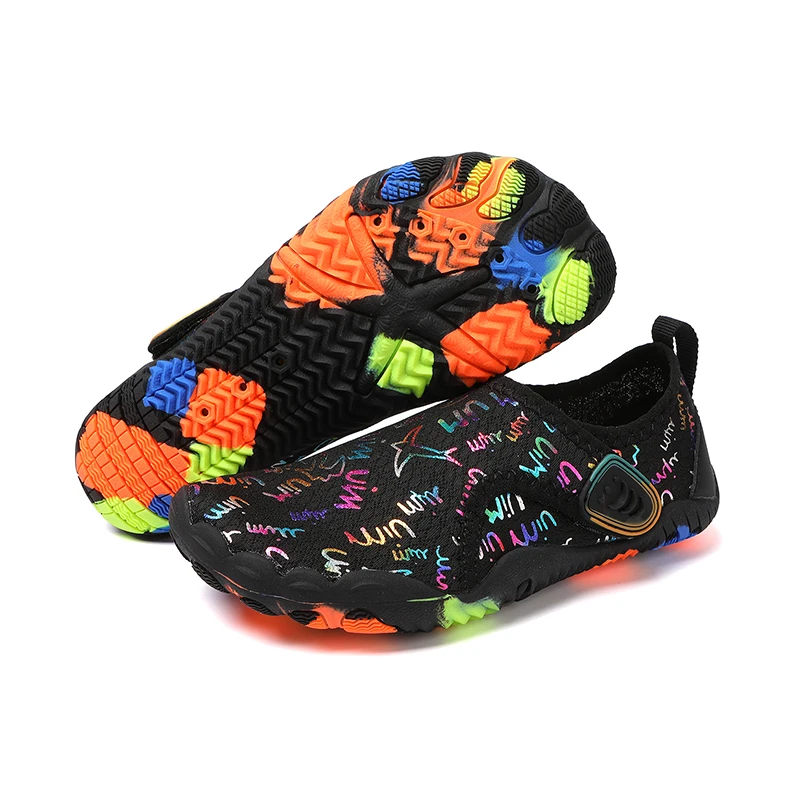 Cartoon Print Kids Barefoot Shoes Boy Girls Water Sneaker Cute Summer Beach Quick-drying Swim Shoes for Children