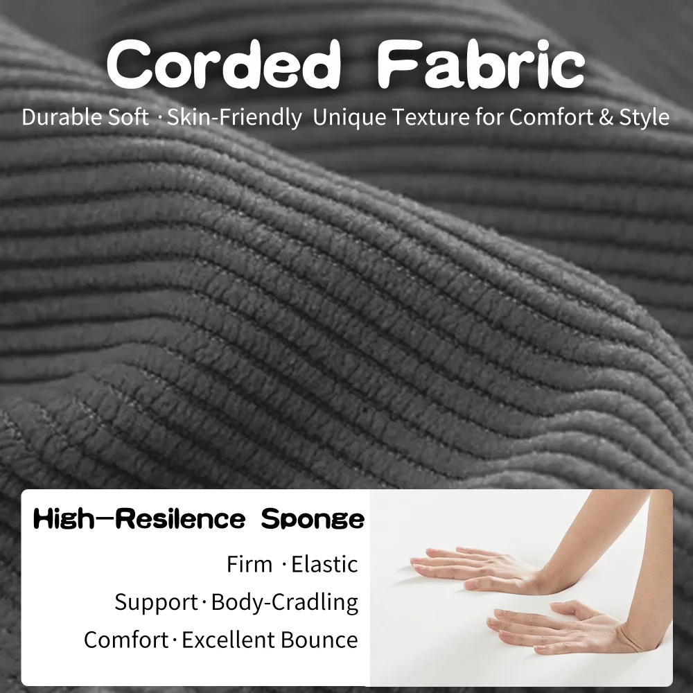 سرير أريكة ضغط مفرغ مقاس 63 بوصة، مرتبة نوم قابلة للطي لغرفة المعيشة والمكتب المنزلي وسرير الضيوف والشقة