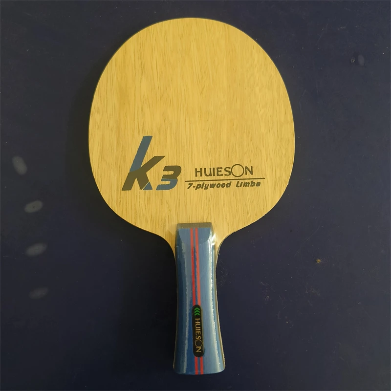 Huieson K3 Table Tennis Blade, 7 Ply Pure Wood Limba Ping Pong Blade, Fast Attack & Loop Paddle for Offensive Players