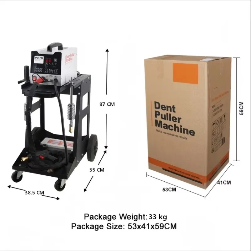 F95E Steel Dent Puller Machine With Trolley Car Dent Stud Welder Repair Machine Collision Repair