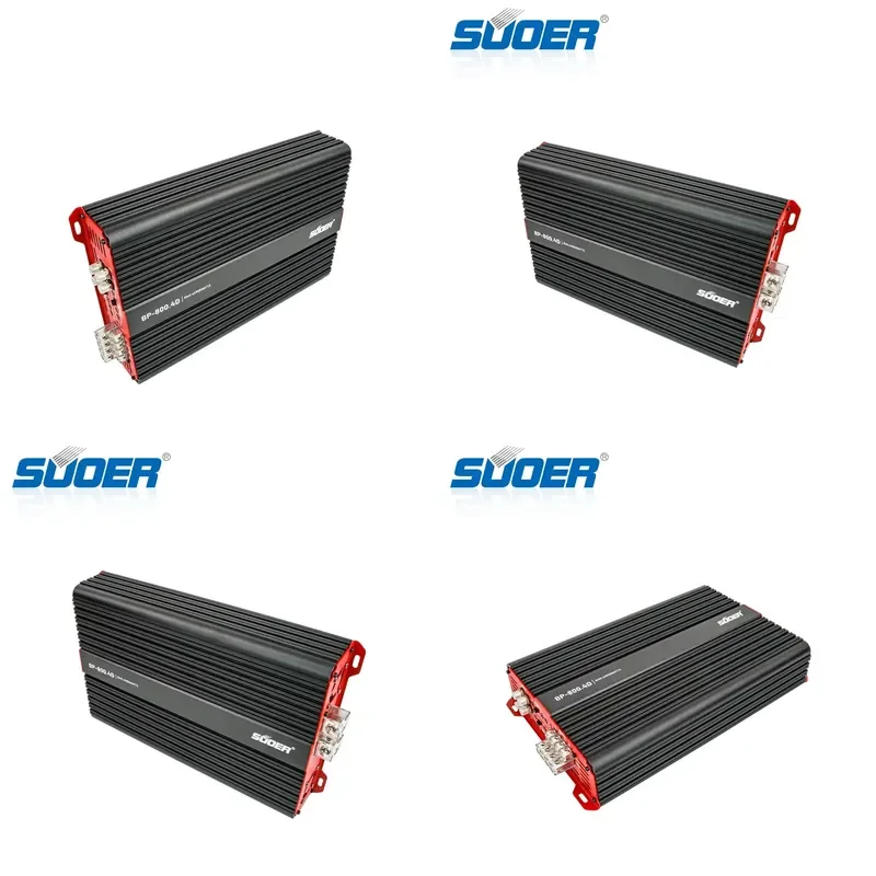 2026 Hot Sale Suoer BP-800.4 Rms Power 800 Watts 4 Channel Big Power Car Amplifier