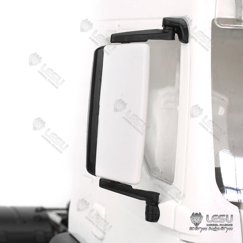LESU Rearview Mirror Stand Car Accessories for 1/14 Tamiya 3348 3363 RC Hydraulic Dumper Remote Control Truck