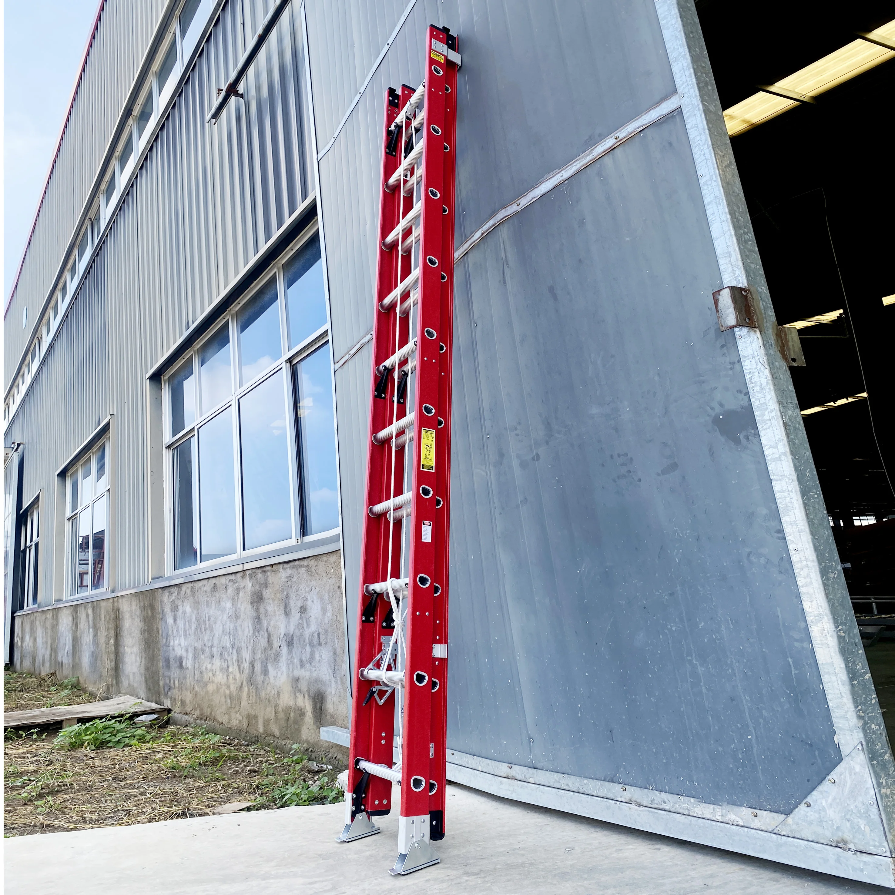 Jin Lu Ba Fiberglass Extension FRP Handrail Building Material Fiberglass Ladder Floor Ladder