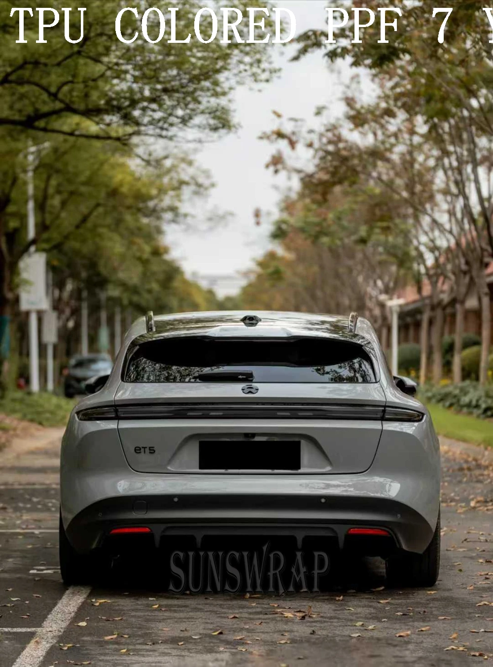 

TPU Crystal Cement Gray Color PPF - Wet Apply Paint Protection Film for Car Aircraft Boat Yacht, High Gloss Vehicle Wraps 5x52ft