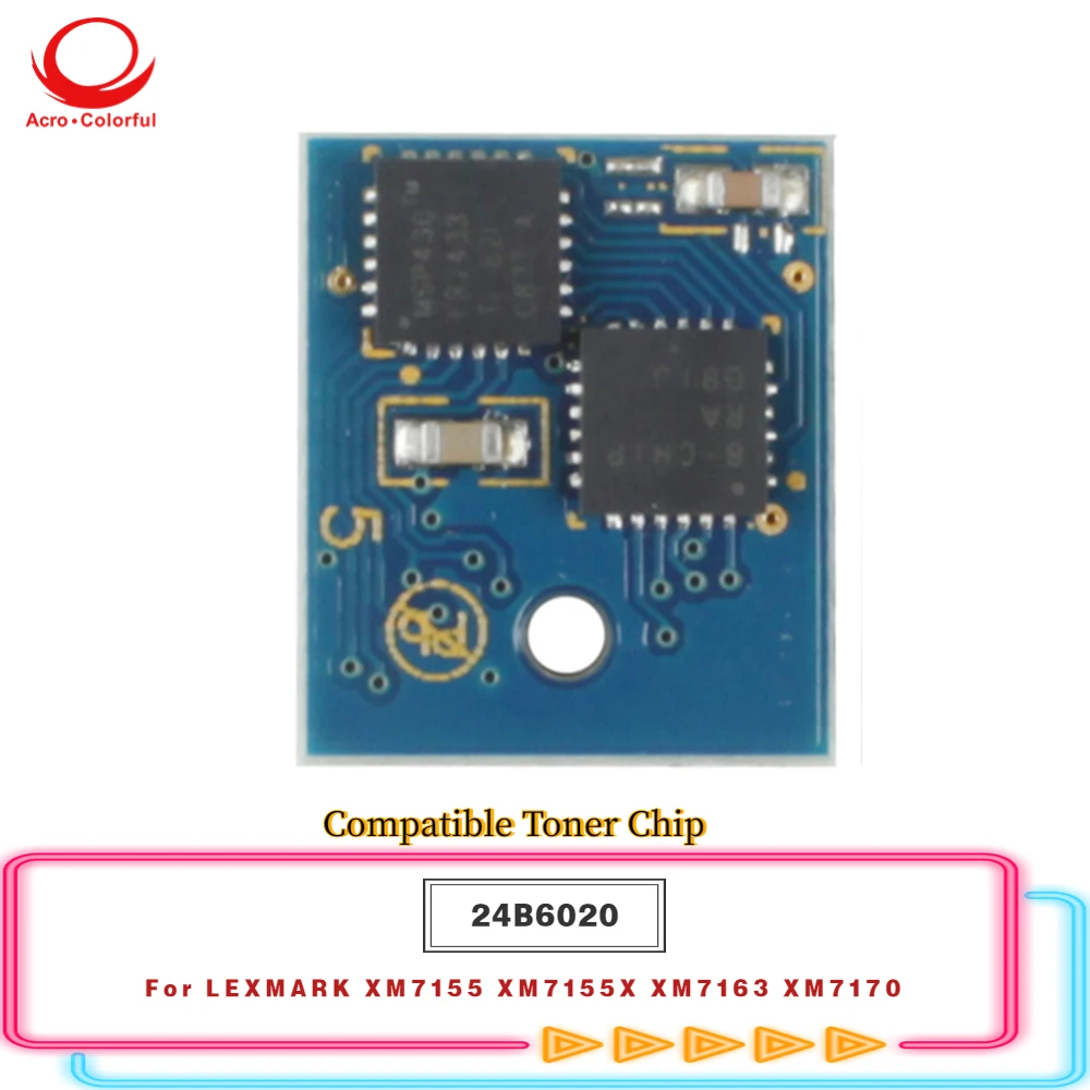 

35K Compatible 24B6020 Toner Chip For LEXMARK XM7155 XM7155X XM7163 XM7170 Cartridge