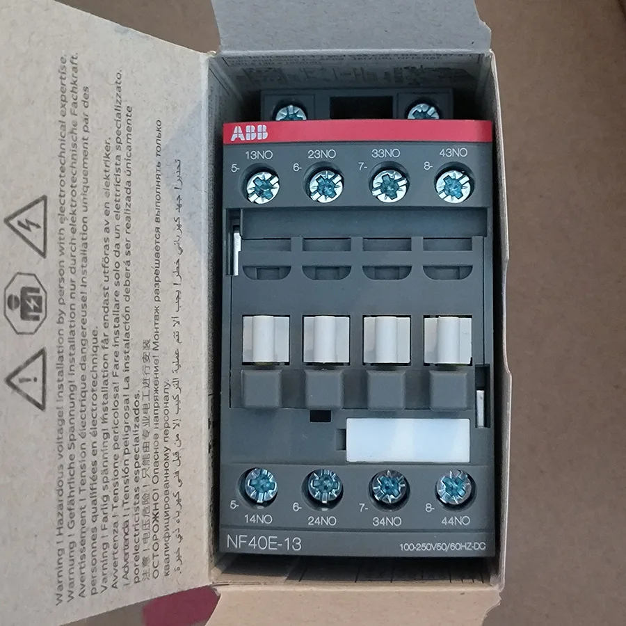 

2025 Original Original ABB Contactor NF40E-13 * 100-250V AC/DC 1SBH137001R1340 New