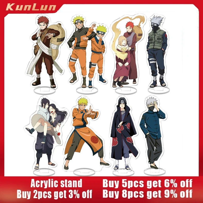 

Naruto Japanese Anime Peripherals Acrylic Stands Collectible Desk Ornaments Creative Birthday Gift for Boyfriend Safe Boy Toy