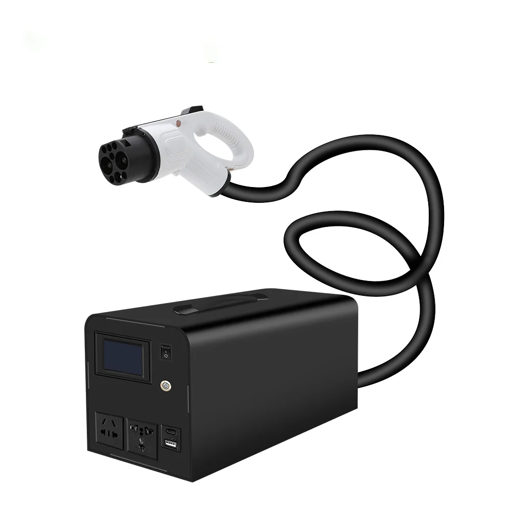 New Energy External Discharge Electric Gun 6KW Charging Pile Electric Device Tes-la Electric Car 9-hole DC
