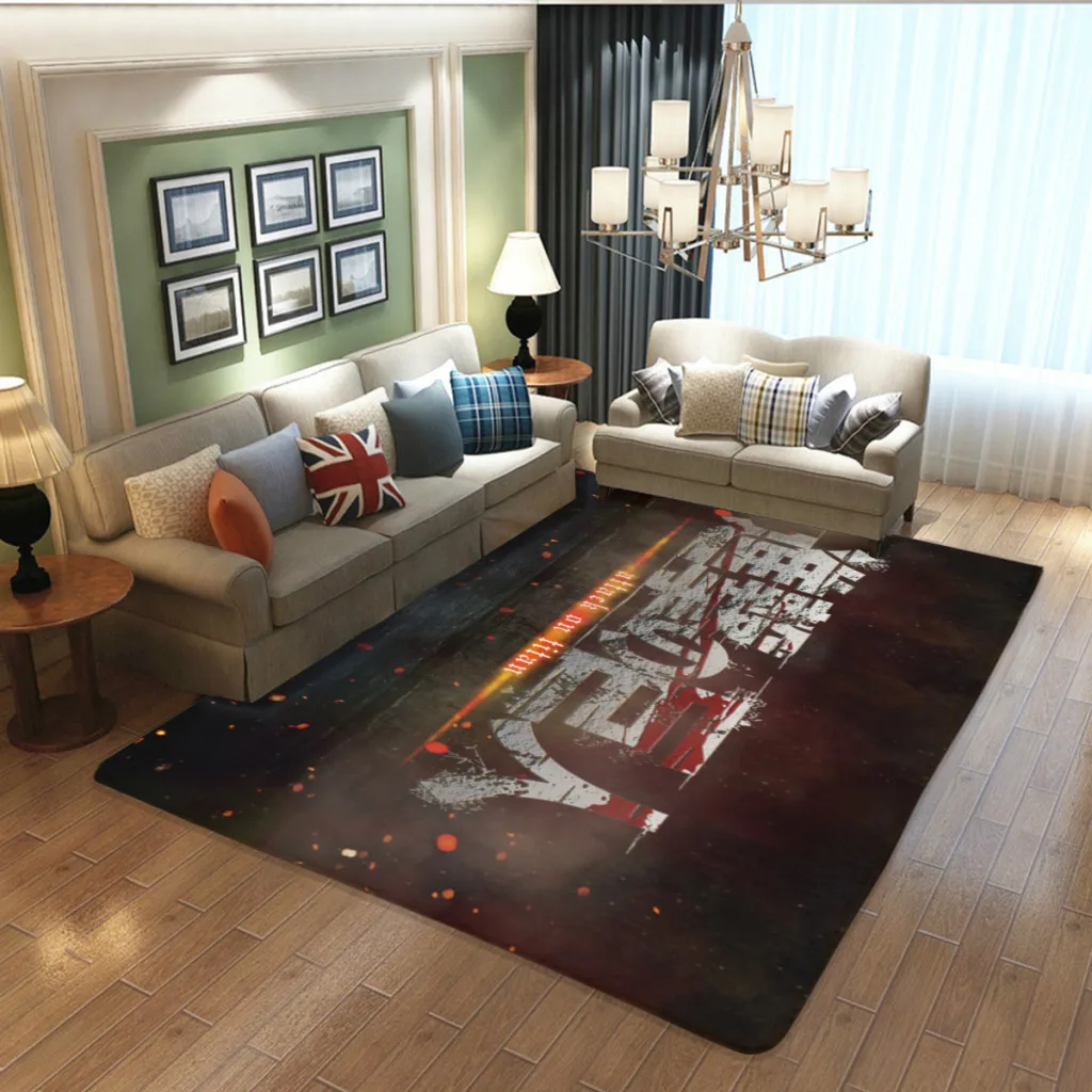 

Attack On Titan Large Room Rugs Carpet Flannel Home Decorations