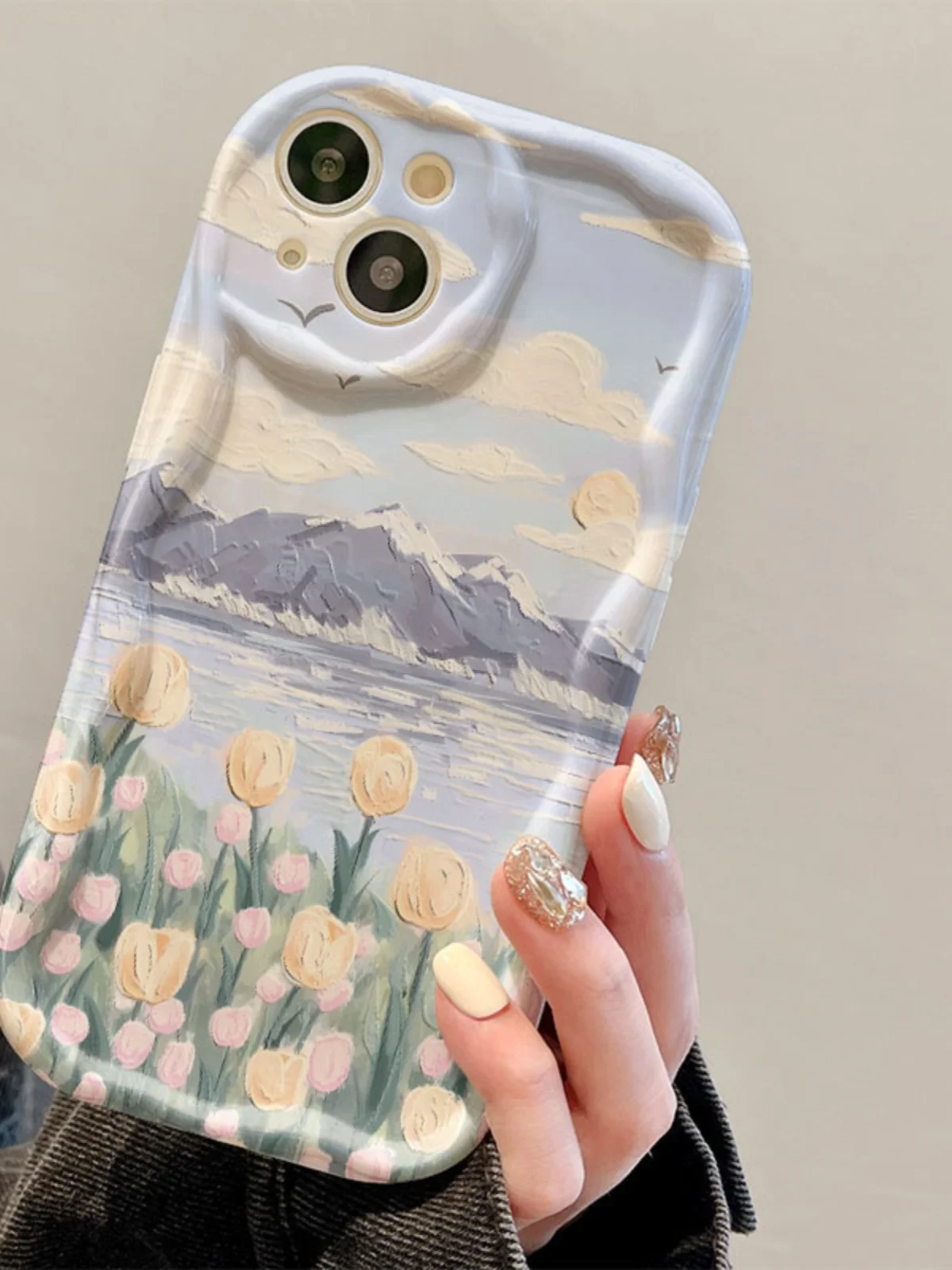 Cloudy flowers Phone Case For Samsung Galaxy A54 A24 A33 A34 A73 5G A31 A32 A51 A52 A53 A71 A72 A30 A20 A50 A50S A30S Cover