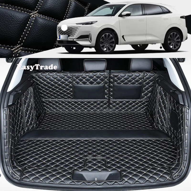 For Changan UNI-K 2021-2024 Accessories Car Rear Trunk Mats Cover Anti-dirty Interior Cargo Liner Protection Carpets Pad