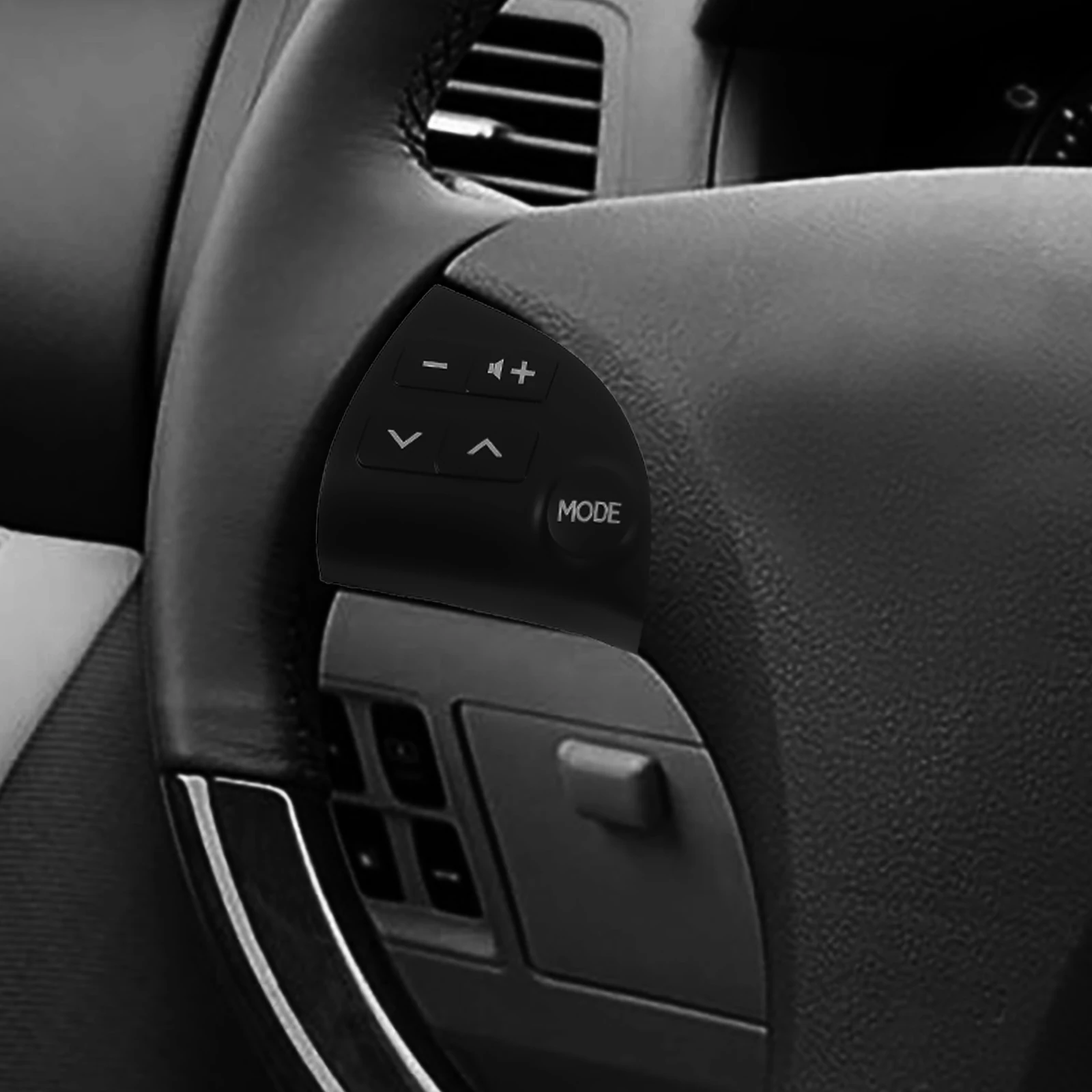 

Multifunction Steering Wheel Control Switch Buttons Cruise Module ABS Car Interior Durable Easy Install Comfortable for Vehicle