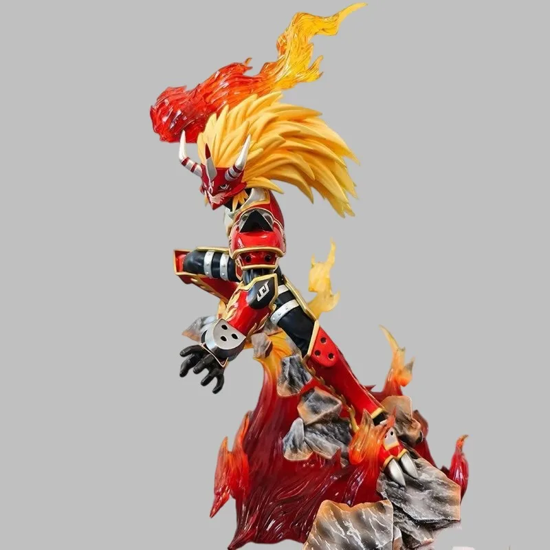 Digimon GK Legendary Ten Warriors Agunimon 26 cm Flame Fighter Anime Figura em estoque