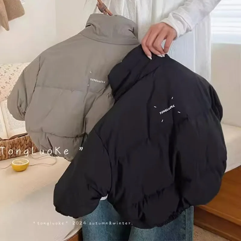 

Boys Thicken Jacket Children Watm Solid Outwears New Girls Winter Coat Kids Cotton Clothes 2025 Autumn Fashion Parkas 2-10 Years