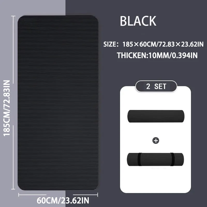 15/20mm Dikke NBR Yoga Mat Vochtbestendig Outdoor Antislip Duurzaam Camping Picknick Mat Oefening Gym Fitness Workout