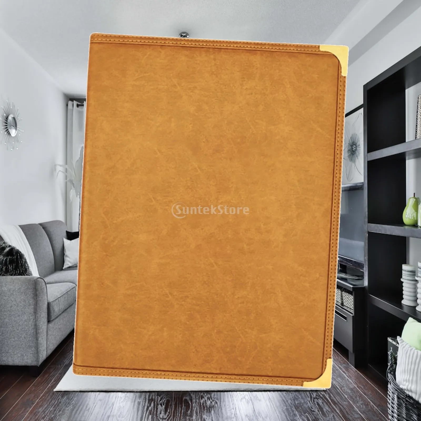 porta-menu-per-ristoranti-e-hotel-con-cornice-in-metallo-e-pelle-pu-e-vista-trasparente