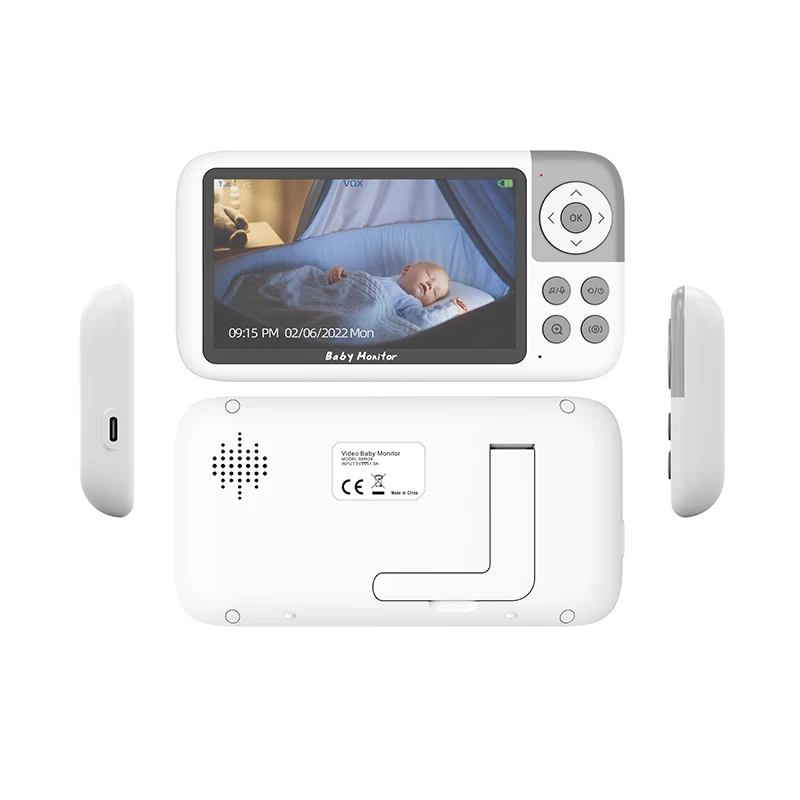 VB806 New HD Wireless Baby Monitor Remote Control Rotating Panoramic Camera Baby Monitor Two-way Intercom No WIFI Required