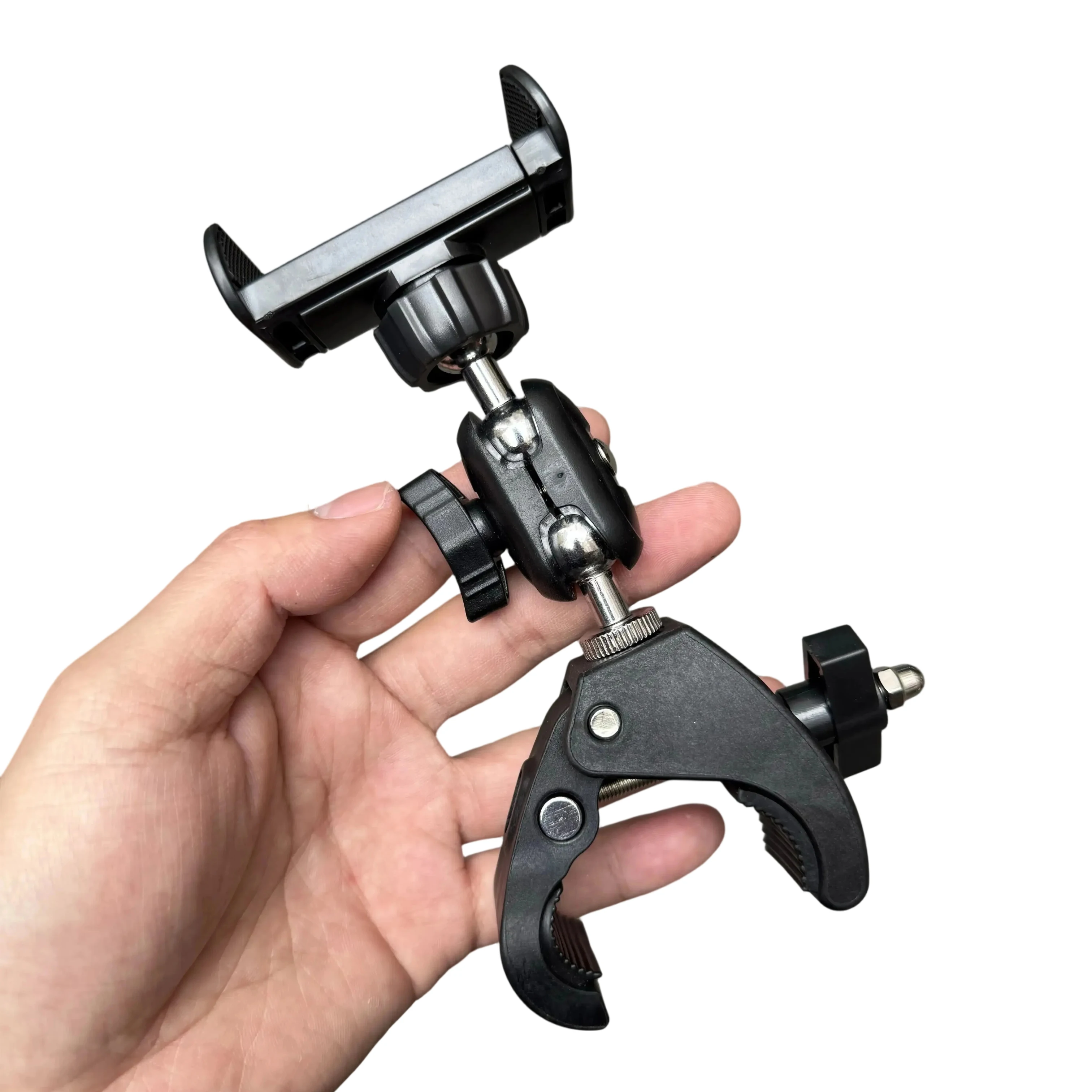 

360° Rotatable Magnetic Phone Holder Clamp Steering Wheel Mount for Motorcycle Bicycle Car Smartphone Navigation Accessories