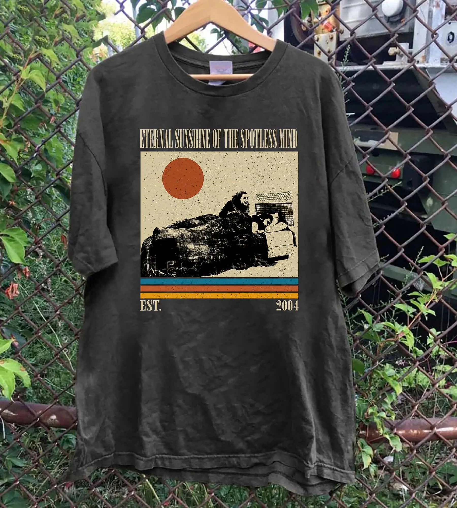 Eternal Sunshine Spotless Mind Movie T-Shirt, Retro Sunset Graphic Tee