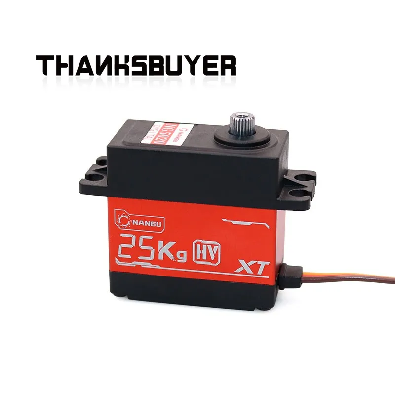 

NANGU NG5020 25KG 35KG Servo Red 180° Robotic Arm Servo with Hardened Aluminum Alloy Gears for Robots