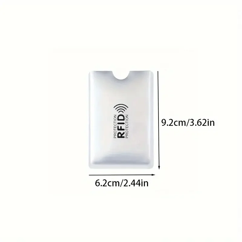 5-teilige RFID-Abschirmkartenhülle – Diebstahlschutz, NFC-Abschirmungs-ID- und Kreditkartenschutzhülle, mit geometrischem Design