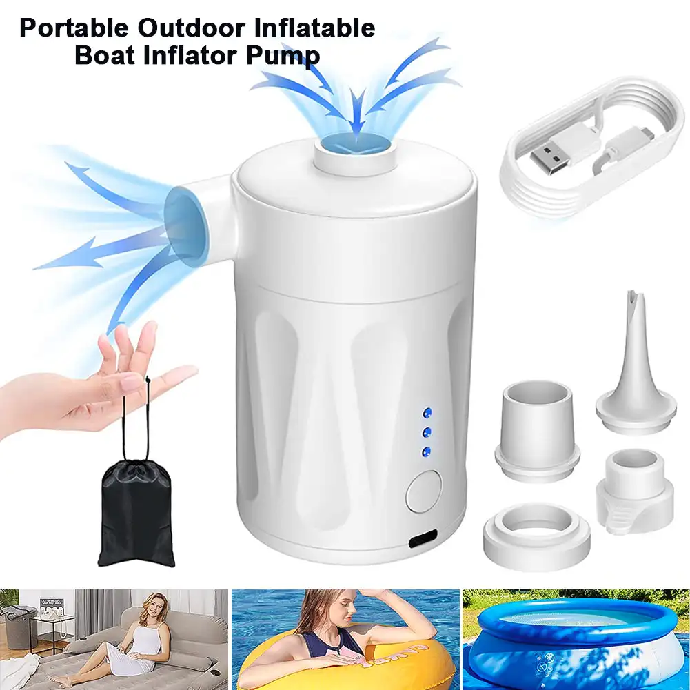 Electric Storage Pump Outdoor Wireless Swimming Pool Inflatable Boat Inflatable Bed Vacuum Compression Bag Extraction Air Pump