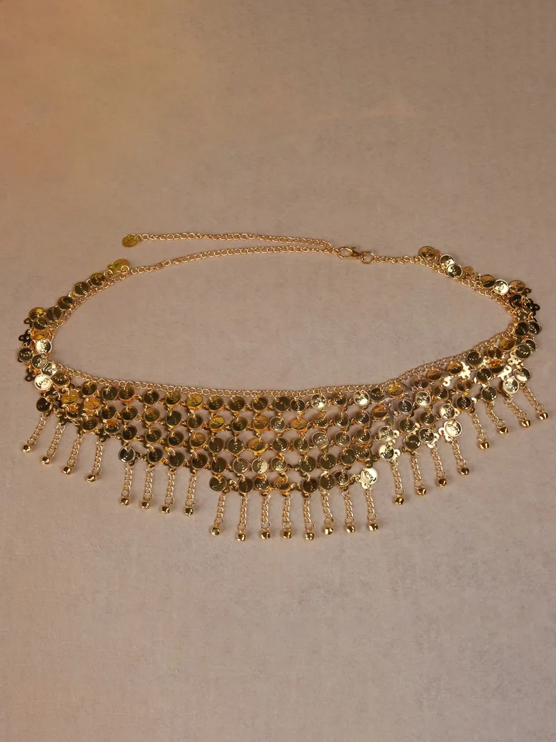 

Coin Belly Dance Waist Chain Belly Dance Belt Waist Chain Waist Jewelry Oriental Dance Waist Chain Metal Waist Chain