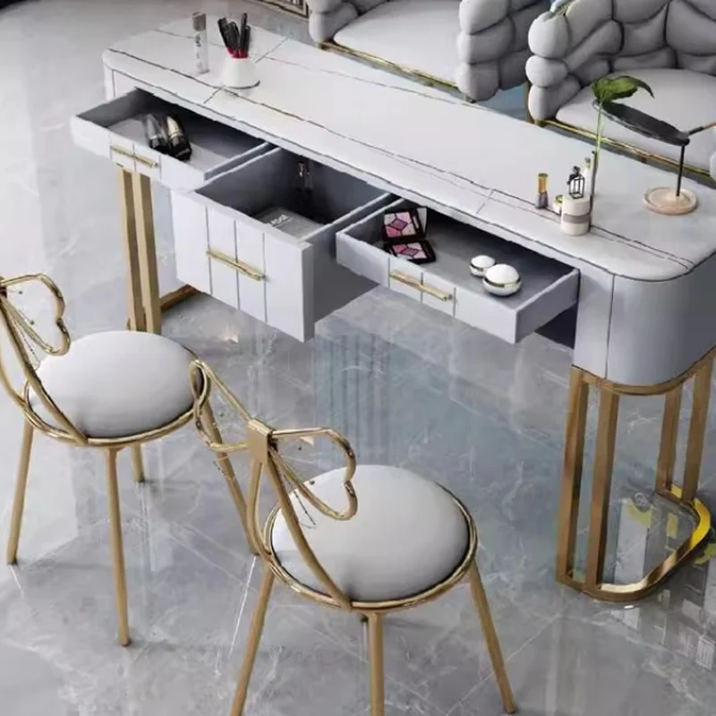 غير تقليدي المهنية مسمار مكتب كرسي مجموعة الفن مانيكير مكاتب الأظافر الاستقبال Scrivania مريح Mesinha دي مانيكير أثاث فريد من نوعه