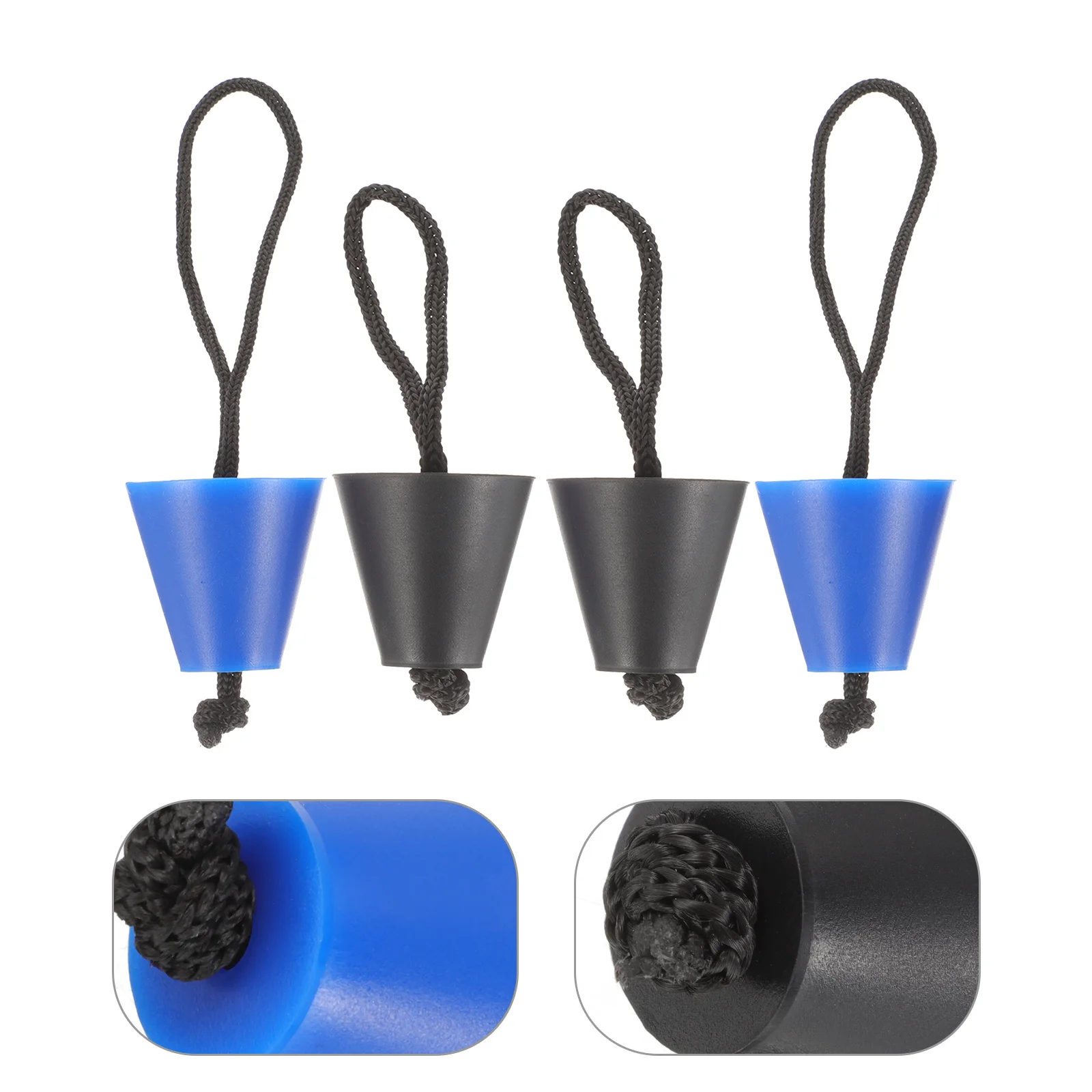 

4Pcs Boat Snap Drain Plug Silicone Marine Accessory Operate Kayak Canoe Fishing Boat Plug Marine Accessory