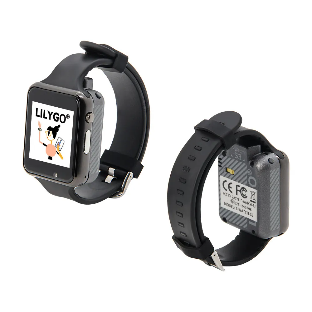 T-WATCH-S3 Plus ESP32-S3 Smartwatch Development Board LoRa Communication AMOLED Touchscreen Wi-Fi Bluetooth IoT Wearable