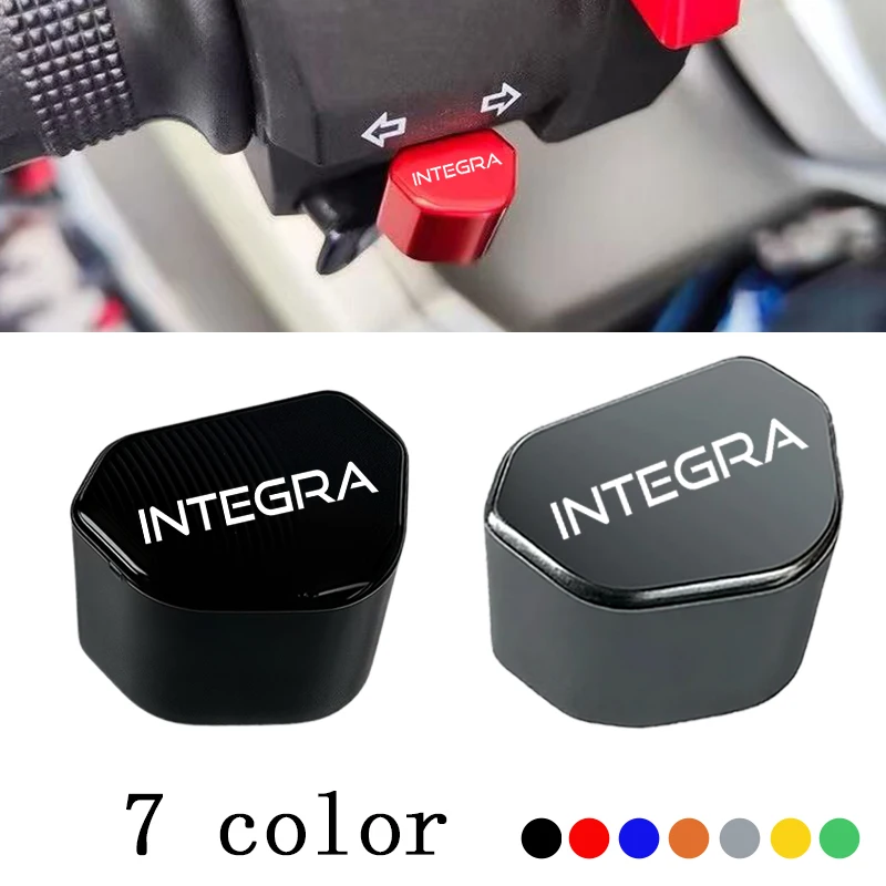 For Honda Integra 700 750 S 750D DCT NC750 NC750D Accessories CNC Aluminum Motorcycle Switch Button Turn Signal Switch Key Cap