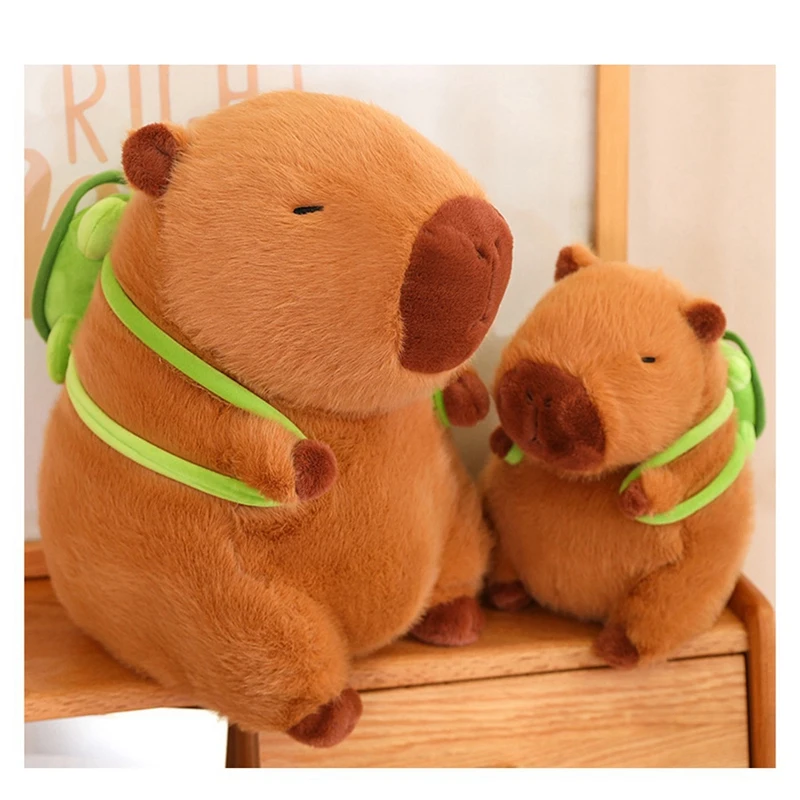 Animal relleno de capibara, juguete de peluche de capibara lindo capibara peluche almohada muñeca regalo y decoración del hogar duradero fácil instalación 23 cm