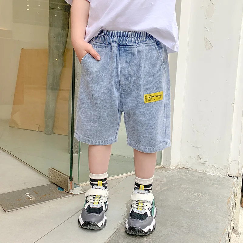 IENENS Kids Boys Beach Shorts Jeans Children Clothes Pants Denim Clothing Bermuda Infant Toddler Baby Boy Casual Trousers