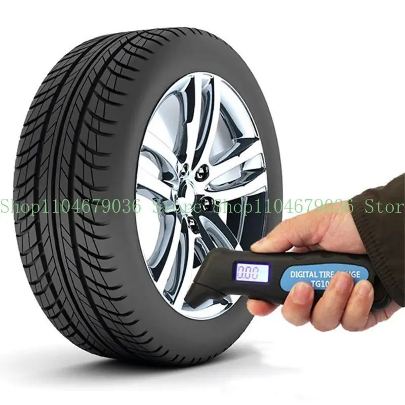 652F Digital Tire Gauge Metal Air Pressure Manometro Truck Auto Tester Meter