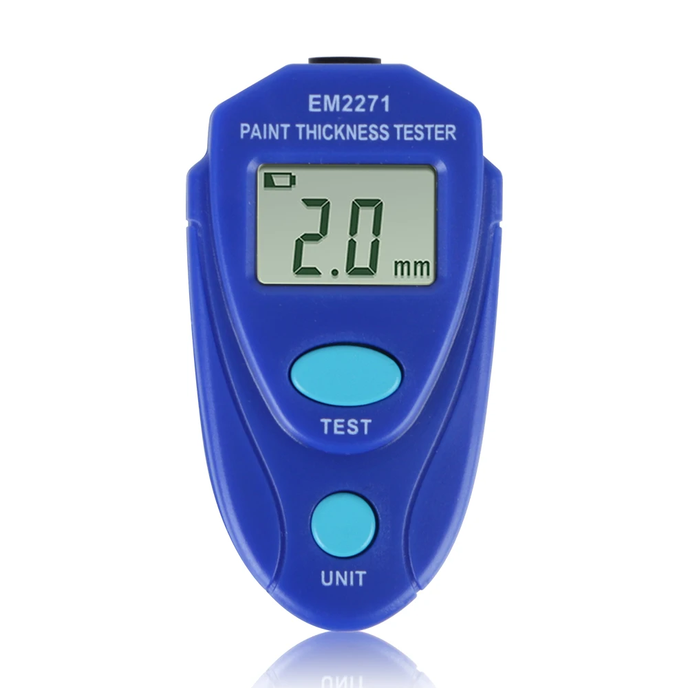 Digital Display Manual Digital Mini Car Paint Thickness Meter Paint Thickness Gauge EM2271 Auto Coating