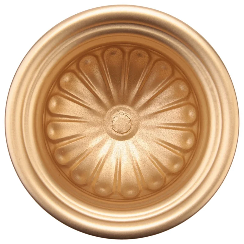 

N04R Металлическая элегантная свадебная центральная ваза для украшения свадебной вечеринки, ваза с трубой для юбилейной церемонии (золотая, 4 шт.)