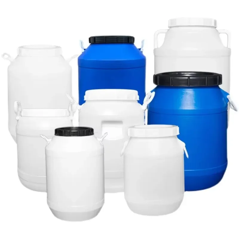 

Food grade 50L barrel 25kg lid 30L chemical barrel 60kg plastic barrel/barrel Thickened sealed water storage Manufacturing