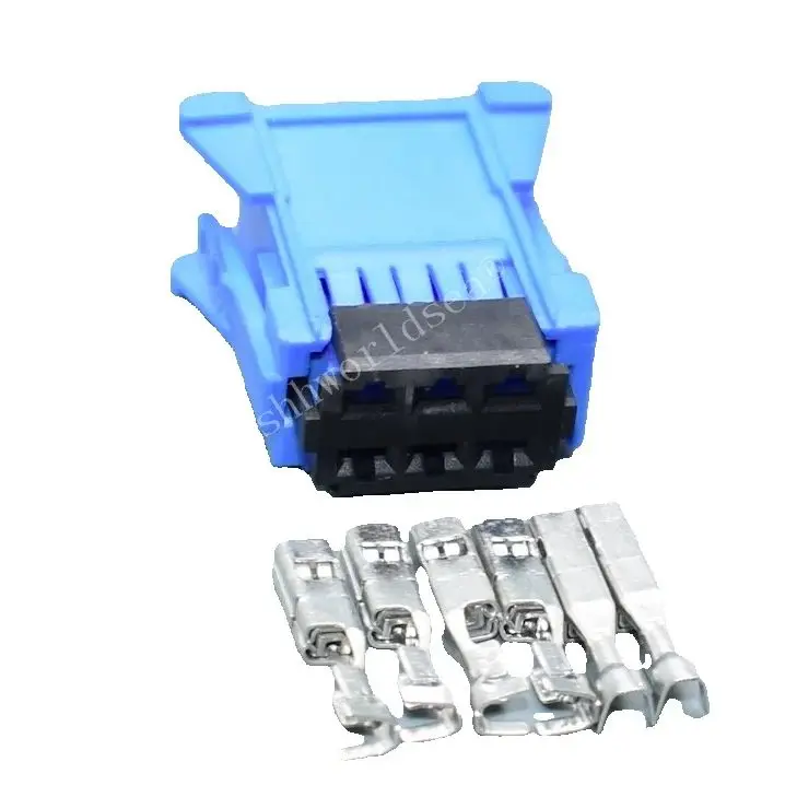 worldgolden 6 pins Female Automotive Air Conditioner Speed Control Connector Auto Electronic Plug For Peugeot 197676E 98172-1004