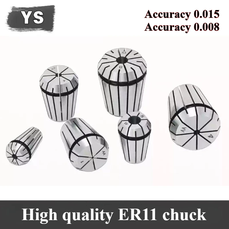 

1 Piece ER11 Clamp Head 1-8mm ER Spring Chuck Suitable for CNC Engraving Machines, Motor Spindles, Milling Machines