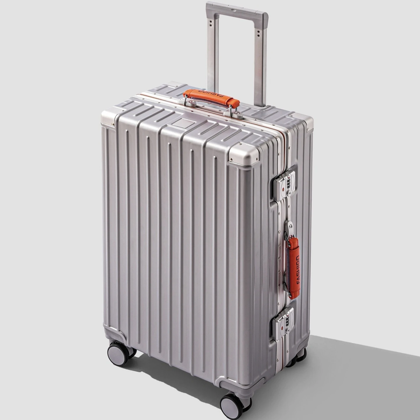 

20/22/24/26inch Travel Suitcase with Aluminum Frame Password Lock Spinner Wheel Trolley Case Bag PC+ABS material Rolling Luggage