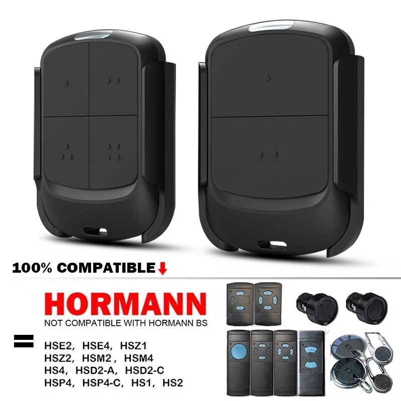 

Clone HORMANN Remote Control 868 MHz HORMANN HSM2 HSM4 HSE4 HSE2 HS2 HS4 Garage Gate Remote Control 868.35MHz Hand Transmitter